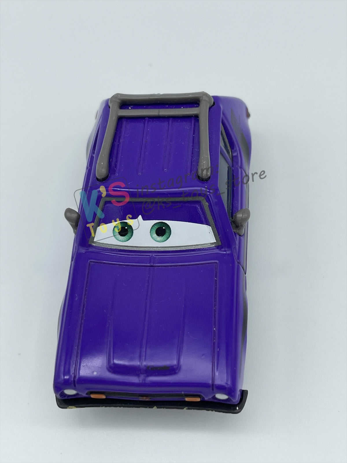 PRE-OWNED / LOOSE DISNEY PIXAR CARS - "DON CRUMLIN (GREEN EYES)" CARS 2 SERIES - MINT / NEAR MINT CONDITION - READ DESCRIPTION!!!!!!!!!!