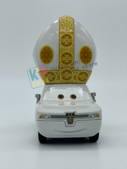 PRE-OWNED / LOOSE DISNEY PIXAR CARS - "POPE PINION IV" CARS 2 SERIES - MINT / NEAR MINT CONDITION - READ DESCRIPTION!!!!!!!!!!