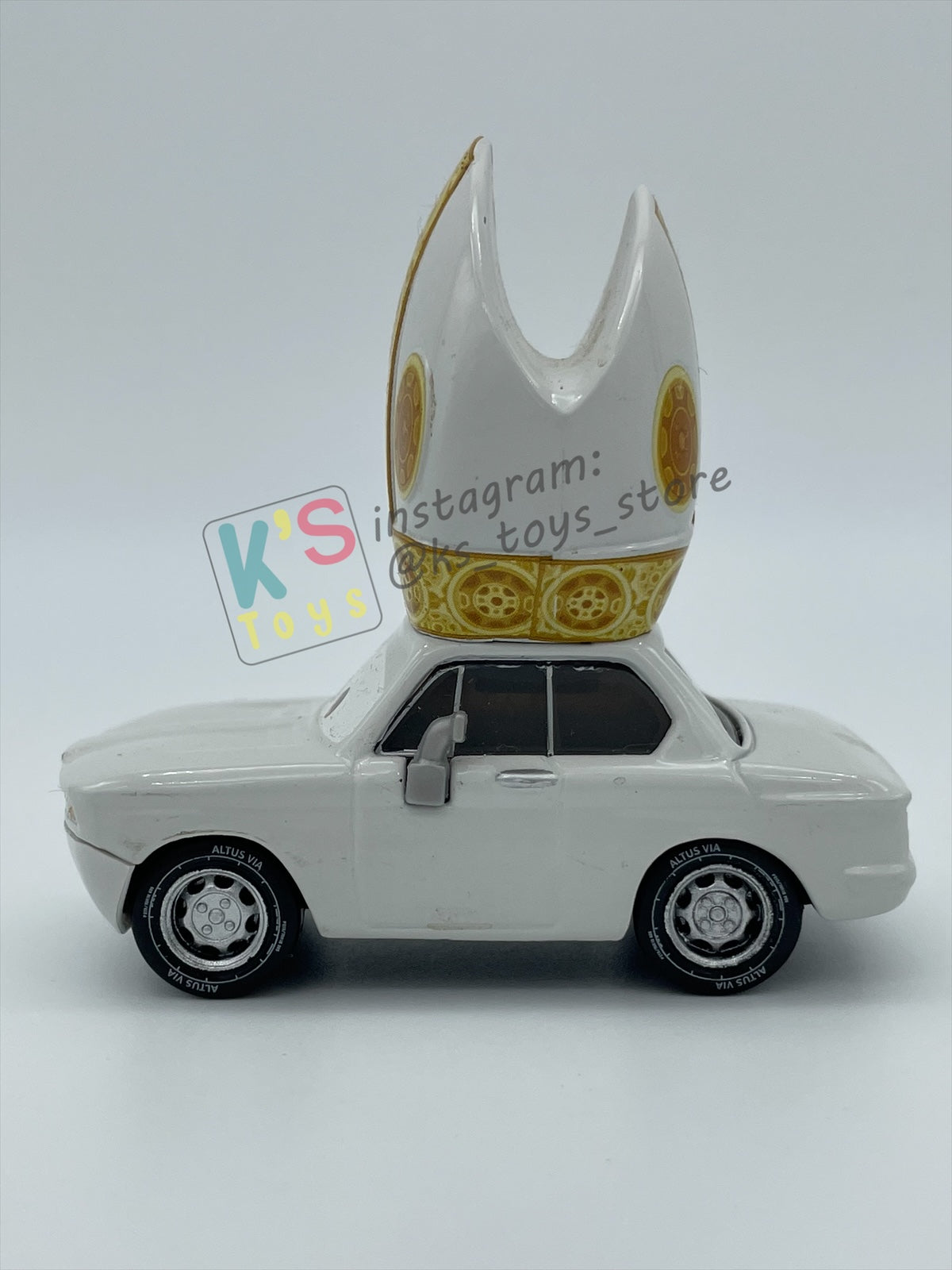 PRE-OWNED / LOOSE DISNEY PIXAR CARS - "POPE PINION IV" CARS 2 SERIES - MINT / NEAR MINT CONDITION - READ DESCRIPTION!!!!!!!!!!