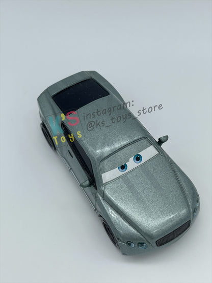 PRE-OWNED / LOOSE DISNEY PIXAR CARS - "PRINCE WHEELIAM" CARS 2 SERIES - MINT / NEAR MINT CONDITION - READ DESCRIPTION!!!!!!!!!!