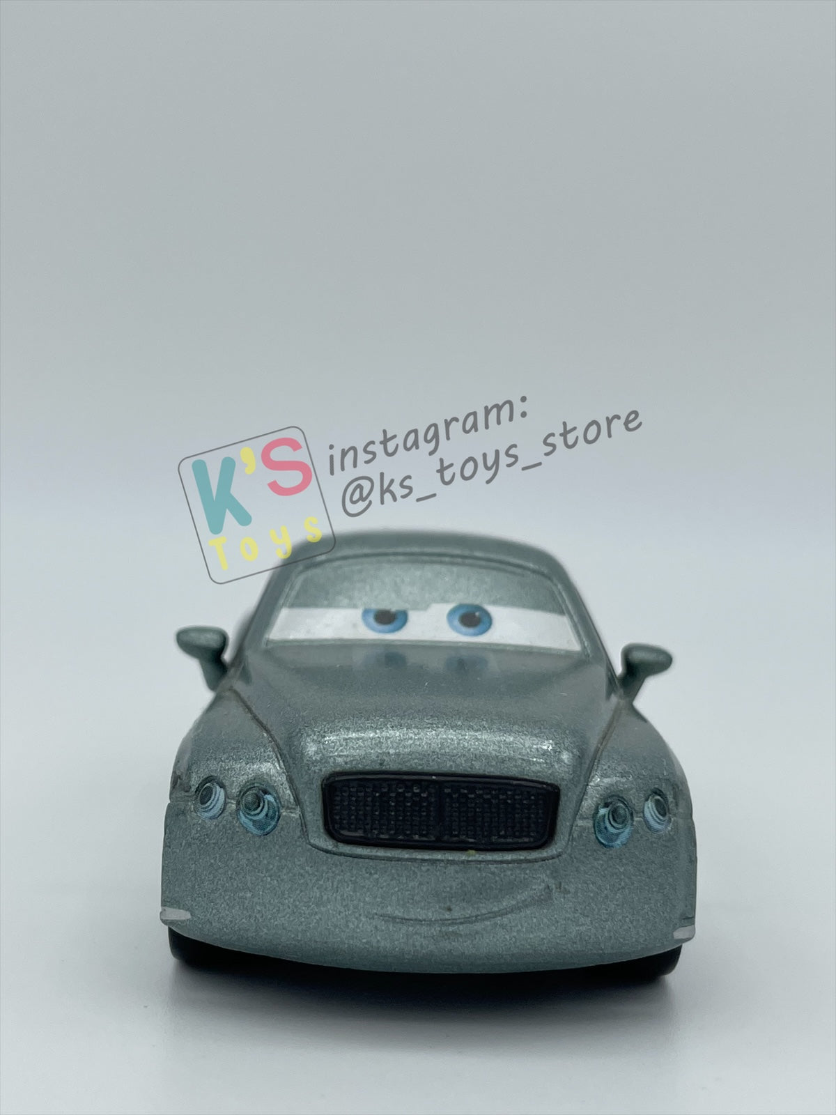 PRE-OWNED / LOOSE DISNEY PIXAR CARS - "PRINCE WHEELIAM" CARS 2 SERIES - MINT / NEAR MINT CONDITION - READ DESCRIPTION!!!!!!!!!!