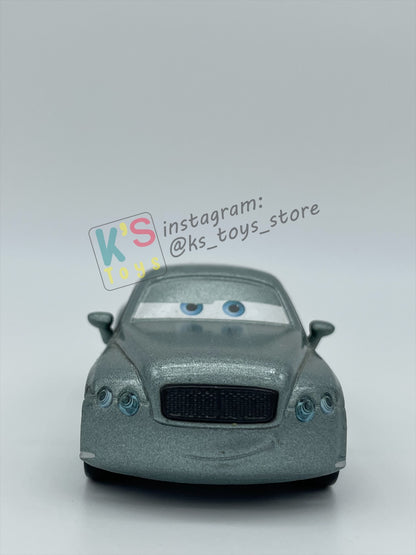 PRE-OWNED / LOOSE DISNEY PIXAR CARS - "PRINCE WHEELIAM" CARS 2 SERIES - MINT / NEAR MINT CONDITION - READ DESCRIPTION!!!!!!!!!!
