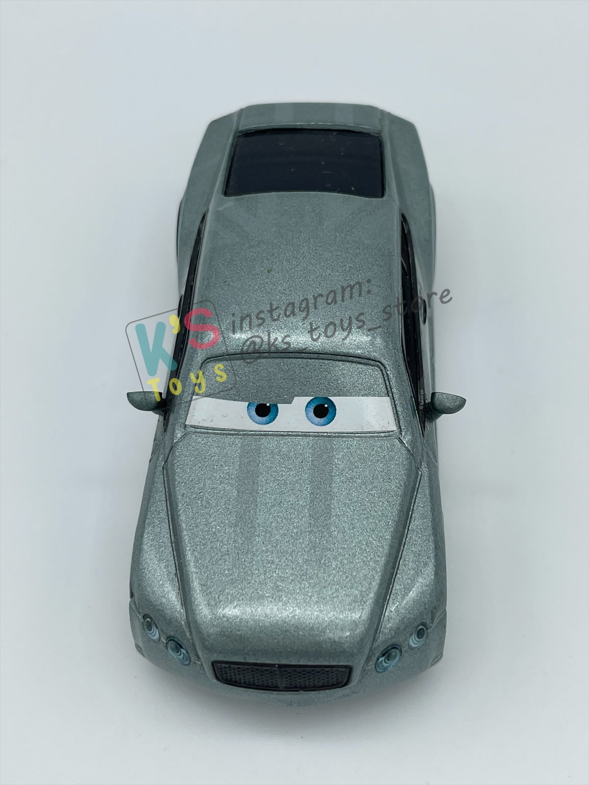 PRE-OWNED / LOOSE DISNEY PIXAR CARS - "PRINCE WHEELIAM" CARS 2 SERIES - MINT / NEAR MINT CONDITION - READ DESCRIPTION!!!!!!!!!!