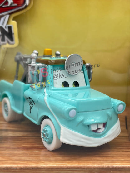 DISNEY PIXAR CARS 1:55 BY MATTEL - CARS TOON RESCUE SQUAD MATER 4-PACK GIFT SET "BURNT LIGHTNING MCQUEEN, DR MATER, NURSE MIA AND NURSE TIA" - BNIB