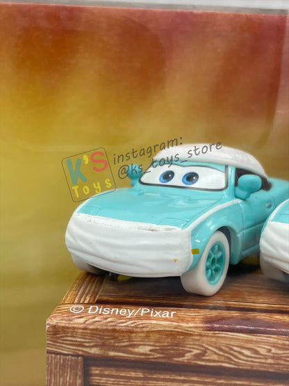 DISNEY PIXAR CARS 1:55 BY MATTEL - CARS TOON RESCUE SQUAD MATER 4-PACK GIFT SET "BURNT LIGHTNING MCQUEEN, DR MATER, NURSE MIA AND NURSE TIA" - BNIB