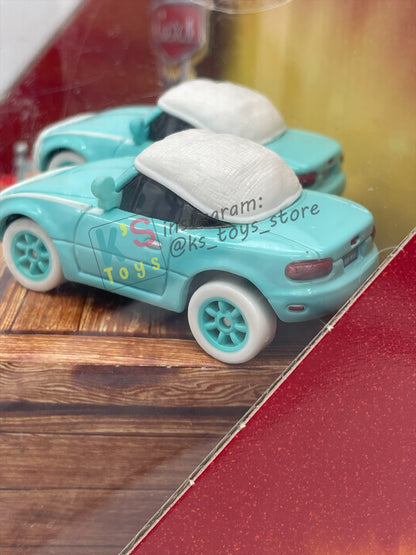 DISNEY PIXAR CARS 1:55 BY MATTEL - CARS TOON RESCUE SQUAD MATER 4-PACK GIFT SET "BURNT LIGHTNING MCQUEEN, DR MATER, NURSE MIA AND NURSE TIA" - BNIB