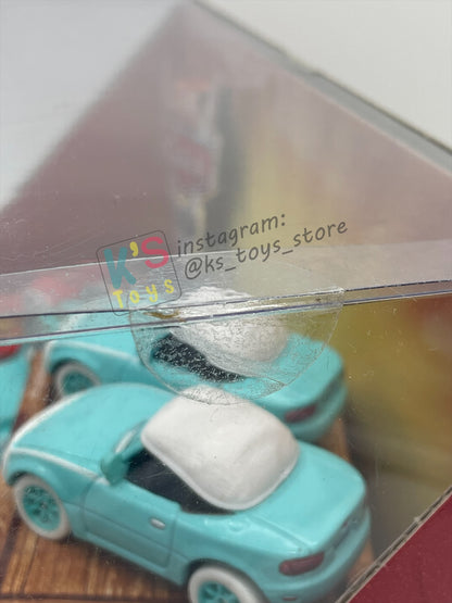 DISNEY PIXAR CARS 1:55 BY MATTEL - CARS TOON RESCUE SQUAD MATER 4-PACK GIFT SET "BURNT LIGHTNING MCQUEEN, DR MATER, NURSE MIA AND NURSE TIA" - BNIB