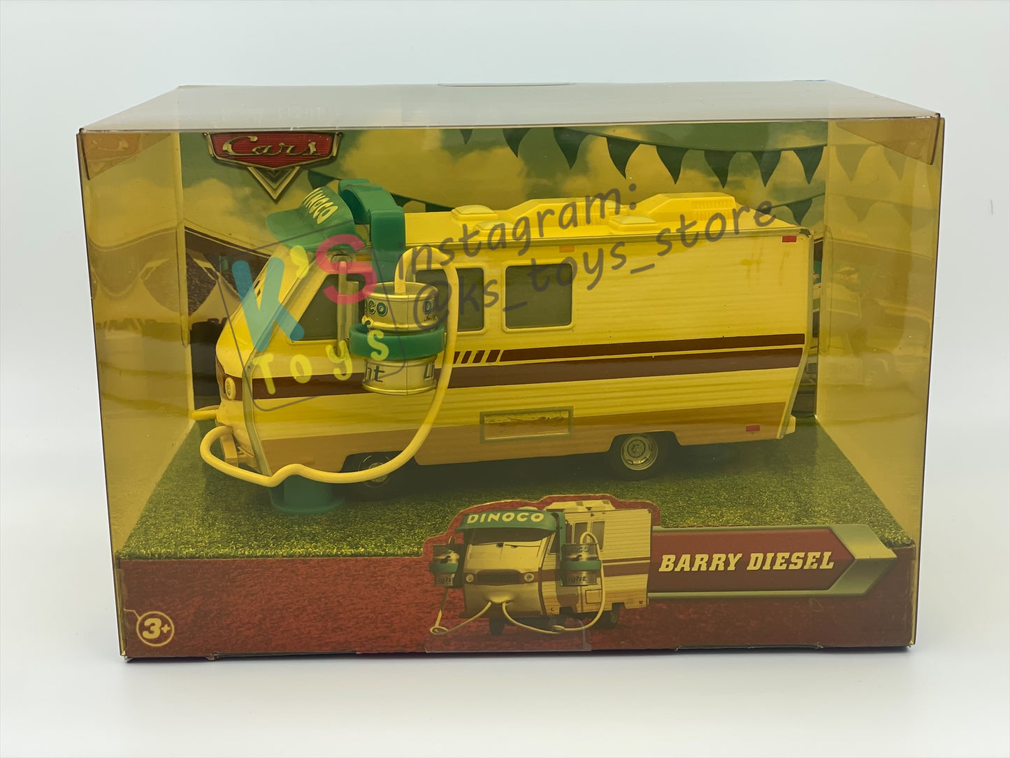 RARE DISNEY PIXAR CARS BY MATTY COLLECTION - BARRY DIESEL #02 PROMO - BNIP WITHOUT OUTER BOX