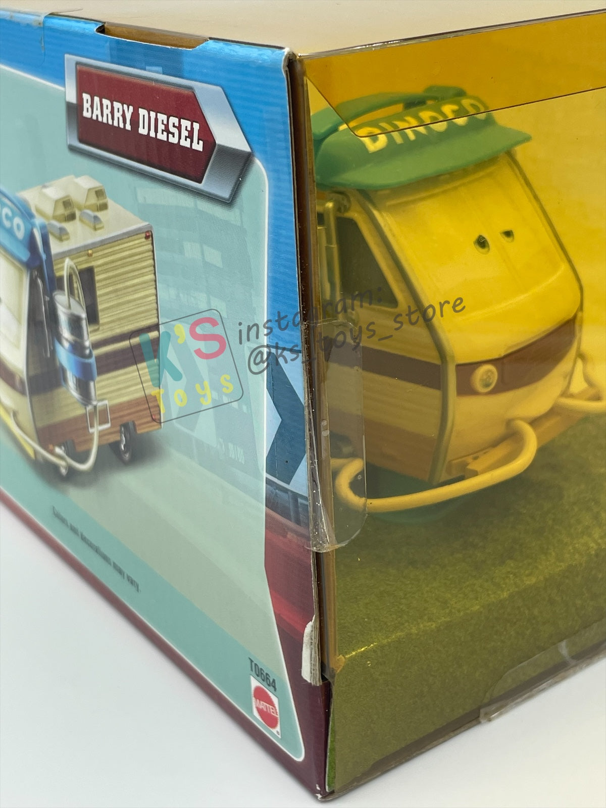 RARE DISNEY PIXAR CARS BY MATTY COLLECTION - BARRY DIESEL #02 PROMO - BNIP WITHOUT OUTER BOX