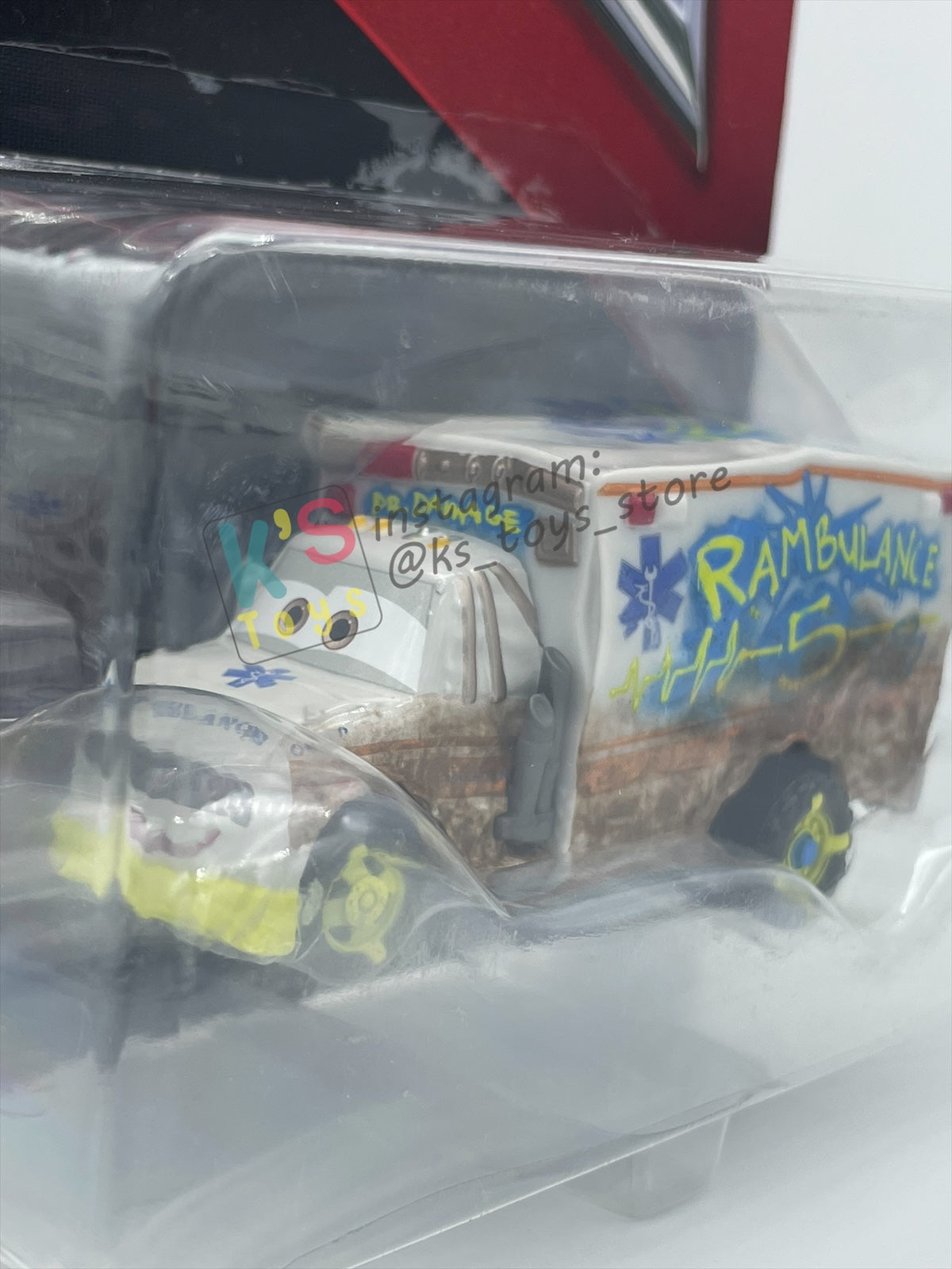 DELUXE DISNEY PIXAR CARS BY MATTEL - DR DAMAGE - CARS 3 SERIES - BNIP - READ DESCRIPTION!!!!