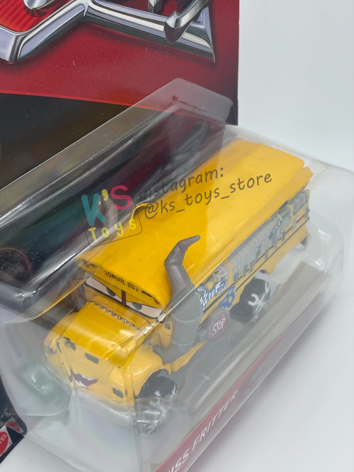 DELUXE DISNEY PIXAR CARS BY MATTEL - MISS FRITTER - CARS 3 SERIES - BNIP - READ DESCRIPTION!!!!