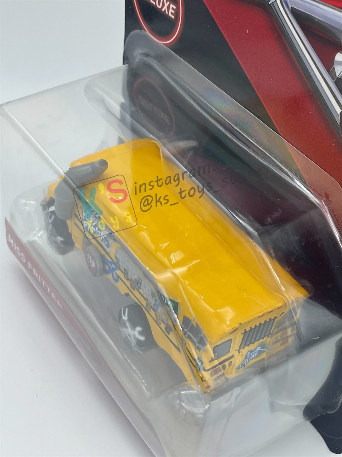 DELUXE DISNEY PIXAR CARS BY MATTEL - MISS FRITTER - CARS 3 SERIES - BNIP - READ DESCRIPTION!!!!