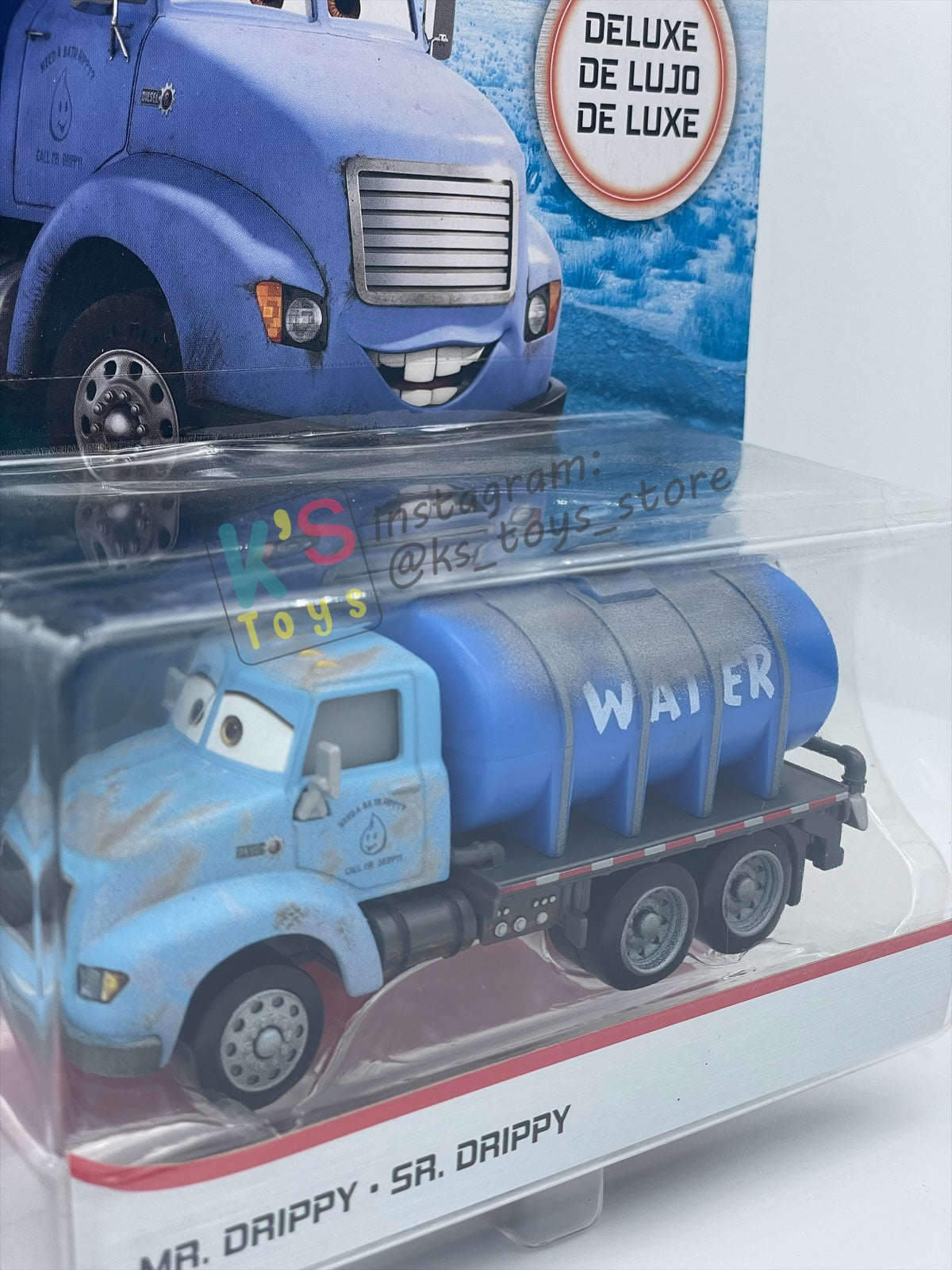DELUXE DISNEY PIXAR CARS BY MATTEL, "MR. DRIPPY" THUNDER HOLLOWS SERIES - BNIP