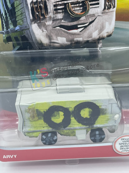 DELUXE DISNEY PIXAR CARS BY MATTEL, "ARVY" CARS 3 THUNDER HOLLOWS, METAL SERIES - BNIP