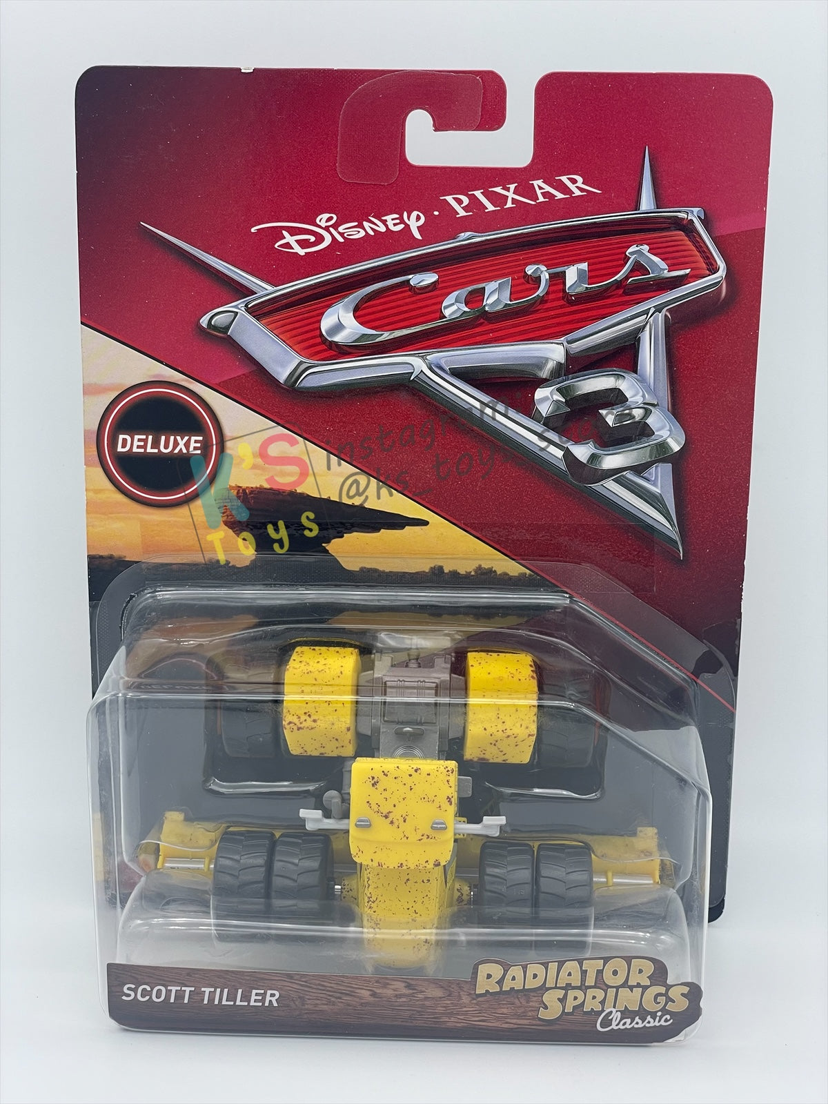 DELUXE DISNEY PIXAR CARS "SCOTT TILLER" CARS 3 SERIES - BNIP - READ DESCRIPTION!!!!