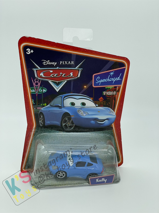 DISNEY PIXAR CARS BY MATTEL, SALLY - SUPERCHARGED - BNIP