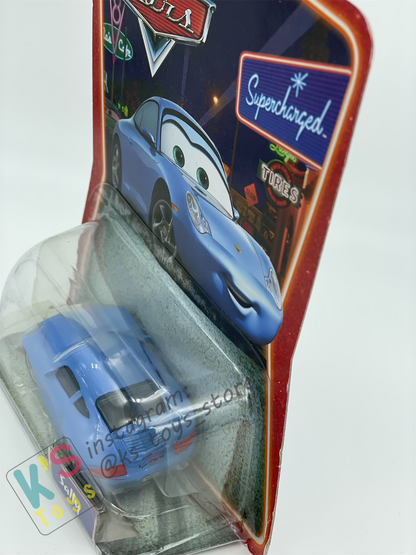 DISNEY PIXAR CARS BY MATTEL, SALLY - SUPERCHARGED - BNIP