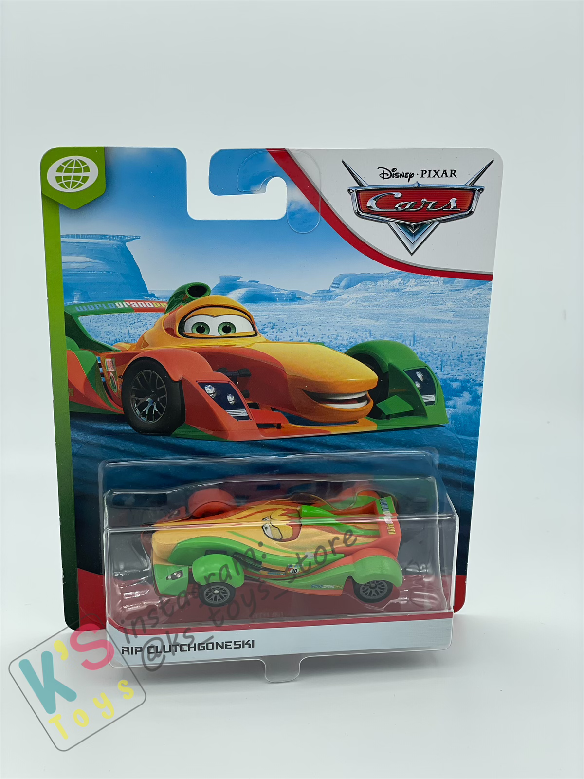 DISNEY PIXAR CARS BY MATTEL, RIP CLUTCHGONESKI - WGP - BNIP