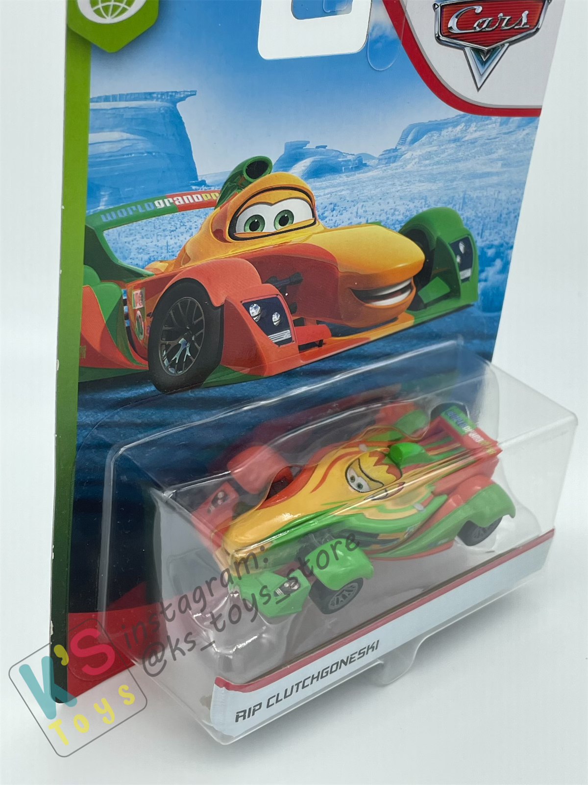 DISNEY PIXAR CARS BY MATTEL, RIP CLUTCHGONESKI - WGP - BNIP