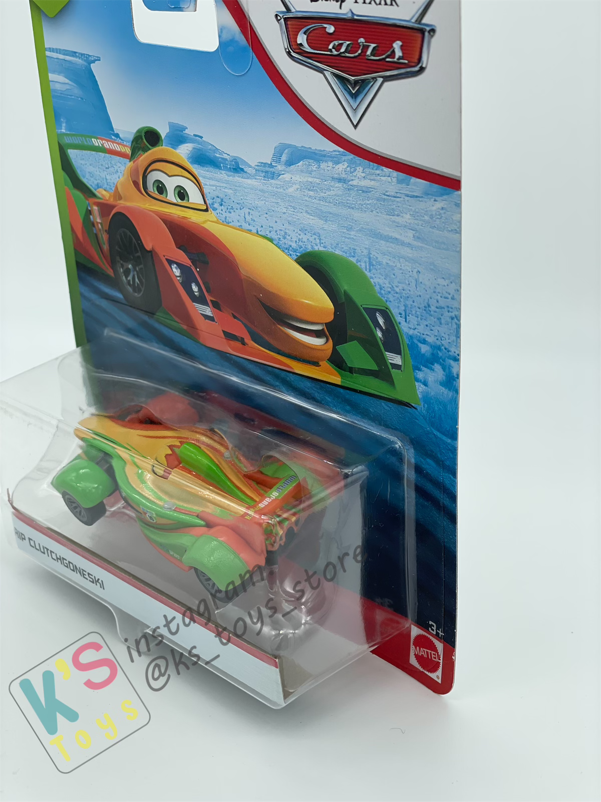 DISNEY PIXAR CARS BY MATTEL, RIP CLUTCHGONESKI - WGP - BNIP