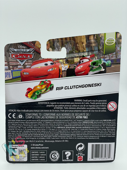 DISNEY PIXAR CARS BY MATTEL, RIP CLUTCHGONESKI - WGP - BNIP