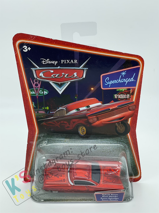 DISNEY PIXAR CARS BY MATTEL, HYDRAULIC RAMONE - SUPERCHARGED - BNIP