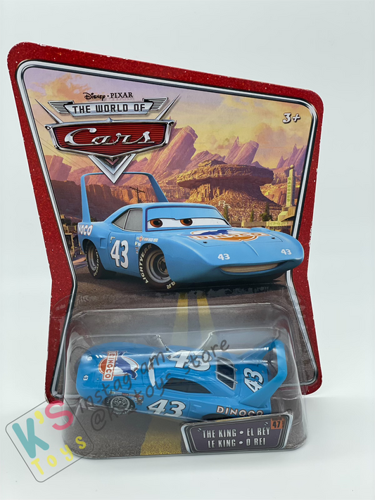 DISNEY PIXAR CARS BY MATTEL, THE KING - THE WORLD OF CARS - BNIP