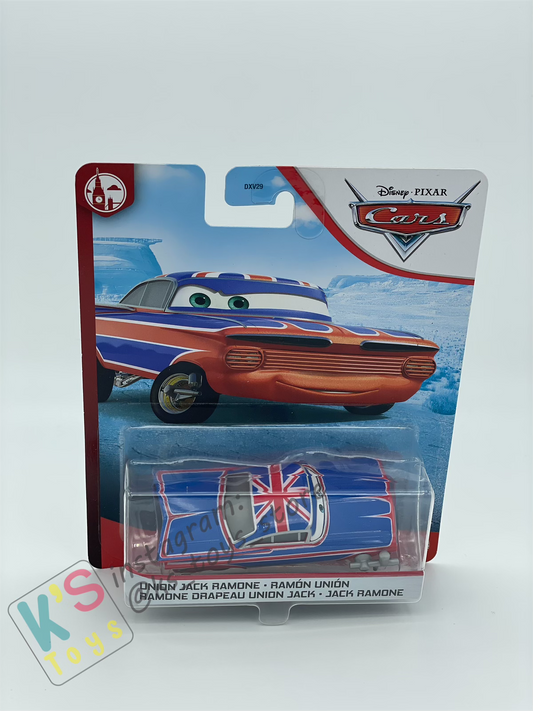 DISNEY PIXAR CARS BY MATTEL, UNION JACK RAMONE - LONDON CHASE - BNIP