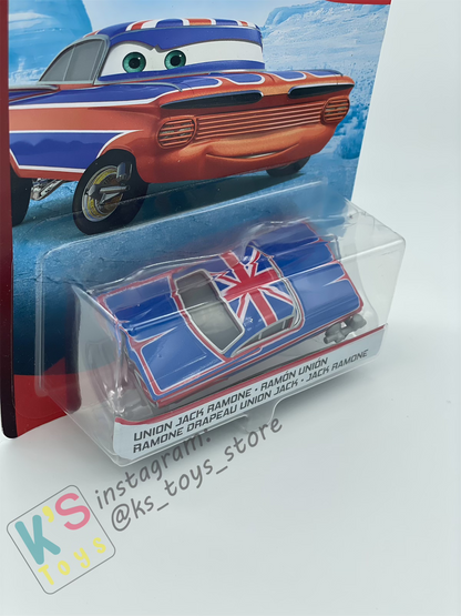 DISNEY PIXAR CARS BY MATTEL, UNION JACK RAMONE - LONDON CHASE - BNIP