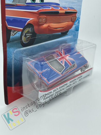 DISNEY PIXAR CARS BY MATTEL, UNION JACK RAMONE - LONDON CHASE - BNIP