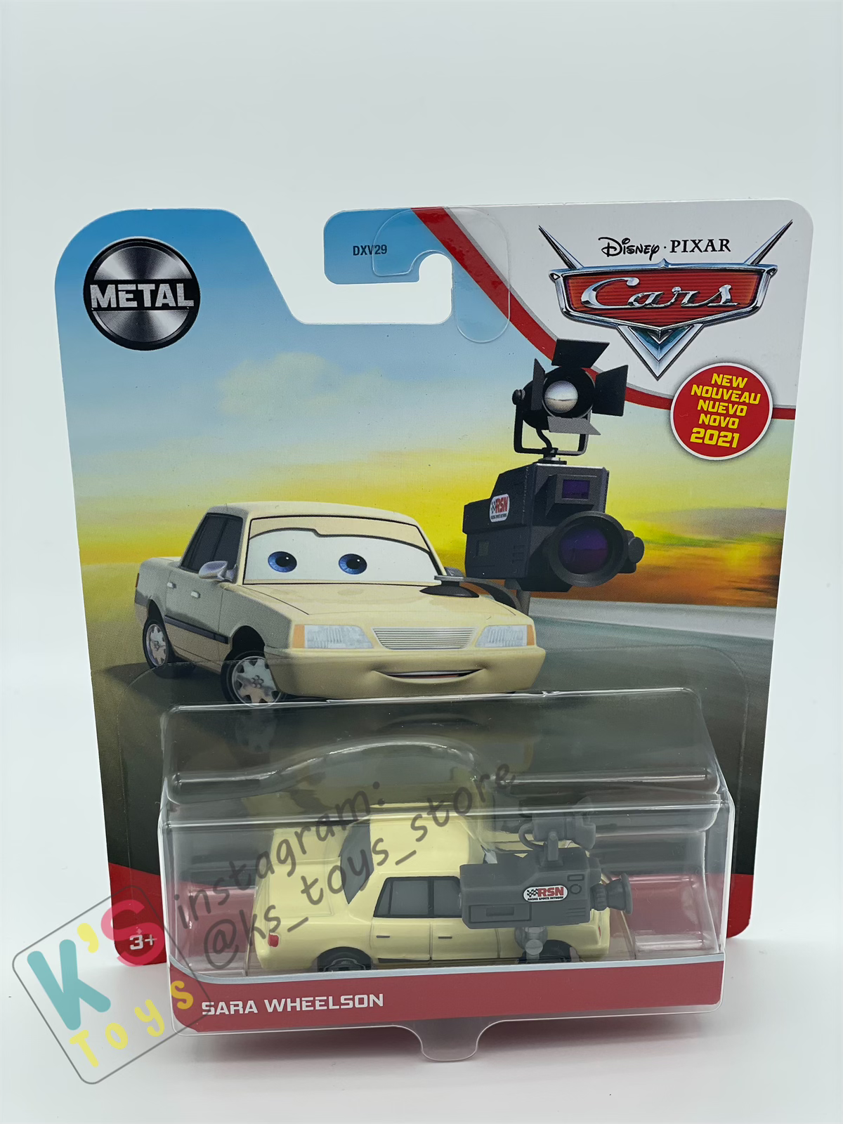 DISNEY PIXAR CARS BY MATTEL, SARA WHEELSON - 2021 NEW RELEASE - BNIP