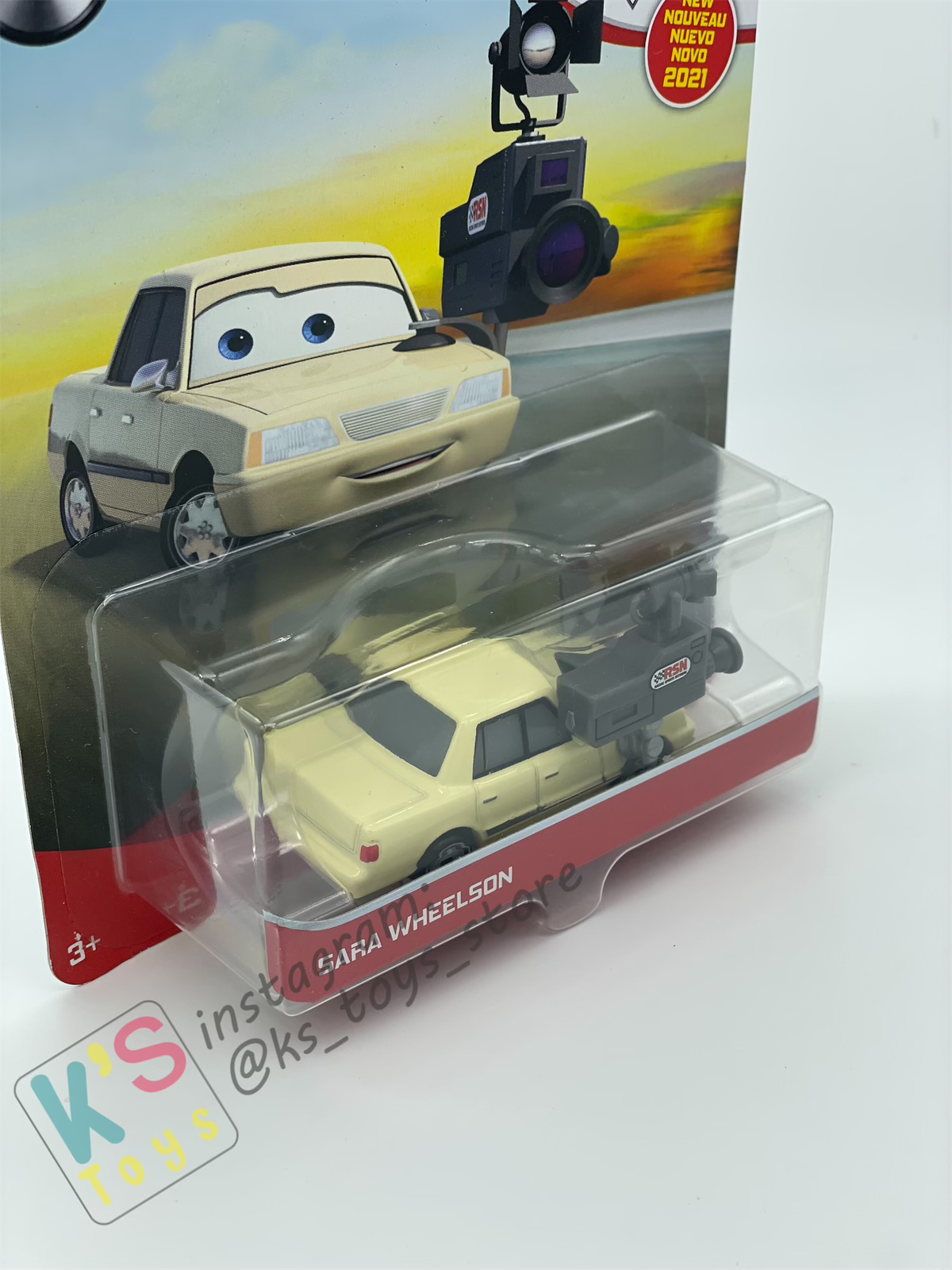 DISNEY PIXAR CARS BY MATTEL, SARA WHEELSON - 2021 NEW RELEASE - BNIP