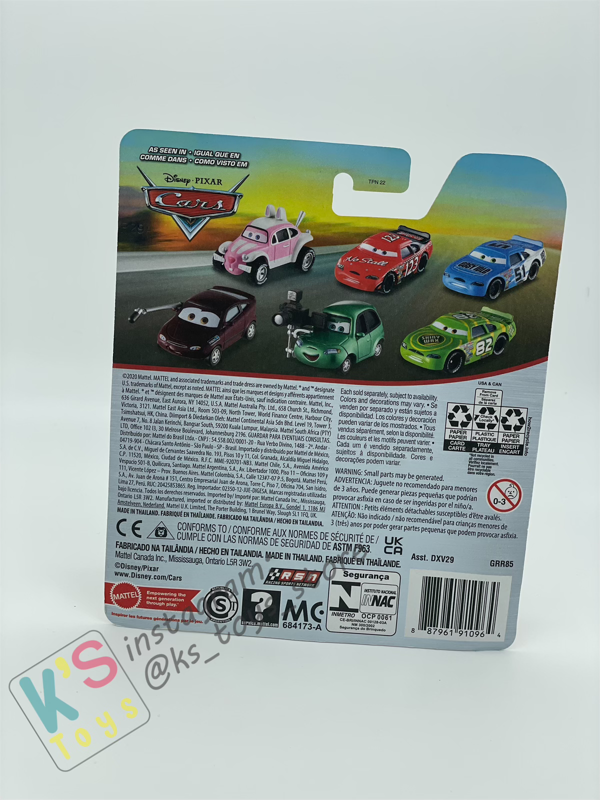 DISNEY PIXAR CARS BY MATTEL, SARA WHEELSON - 2021 NEW RELEASE - BNIP