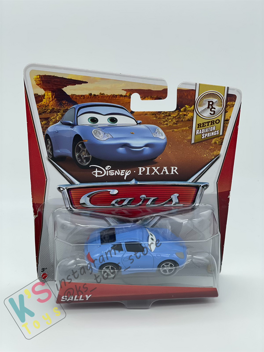 DISNEY PIXAR CARS BY MATTEL, SALLY - RETRO RADIATOR SPRINGS - BNIP