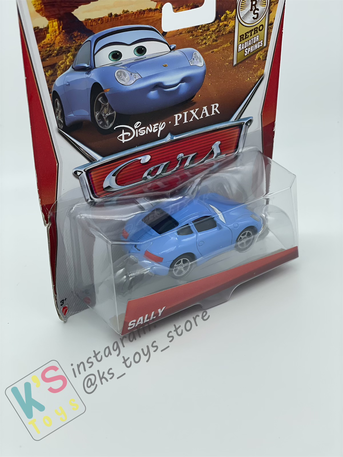 DISNEY PIXAR CARS BY MATTEL, SALLY - RETRO RADIATOR SPRINGS - BNIP