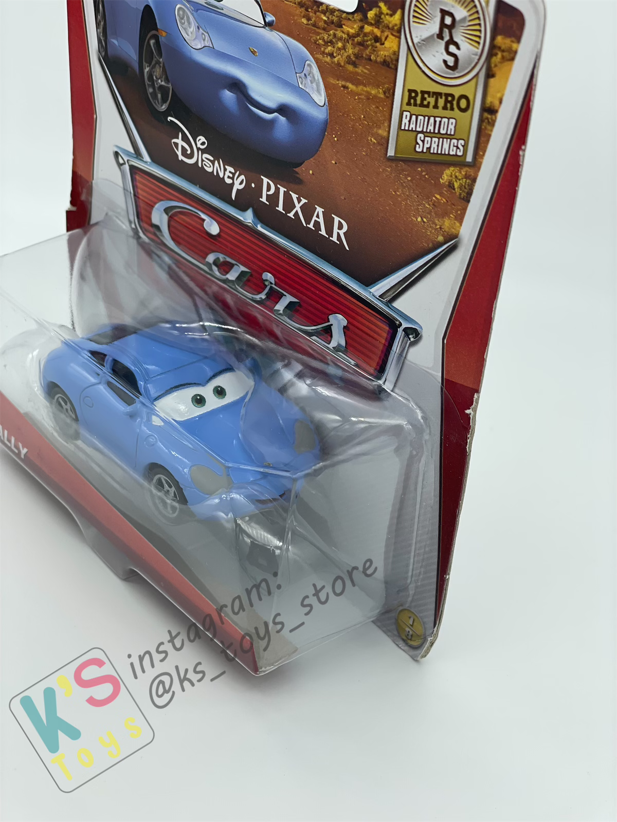 DISNEY PIXAR CARS BY MATTEL, SALLY - RETRO RADIATOR SPRINGS - BNIP