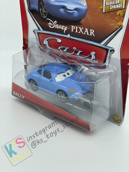 DISNEY PIXAR CARS BY MATTEL, SALLY - RETRO RADIATOR SPRINGS - BNIP