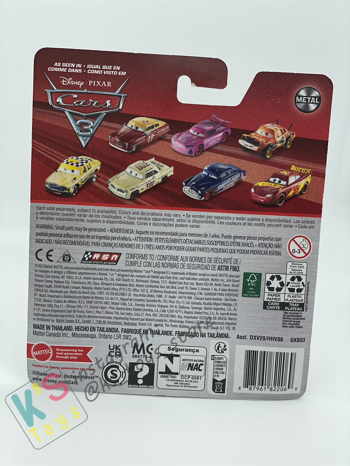 DISNEY PIXAR CARS BY MATTEL, FAREGAME - THUNDER HOLLOWS SERIES - 2023 AND 2024 RE-RELEASED  - BNIP