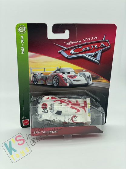 DISNEY PIXAR CARS BY MATTEL, WORLD GRAND PRIX SHU TODOROKI - BNIP