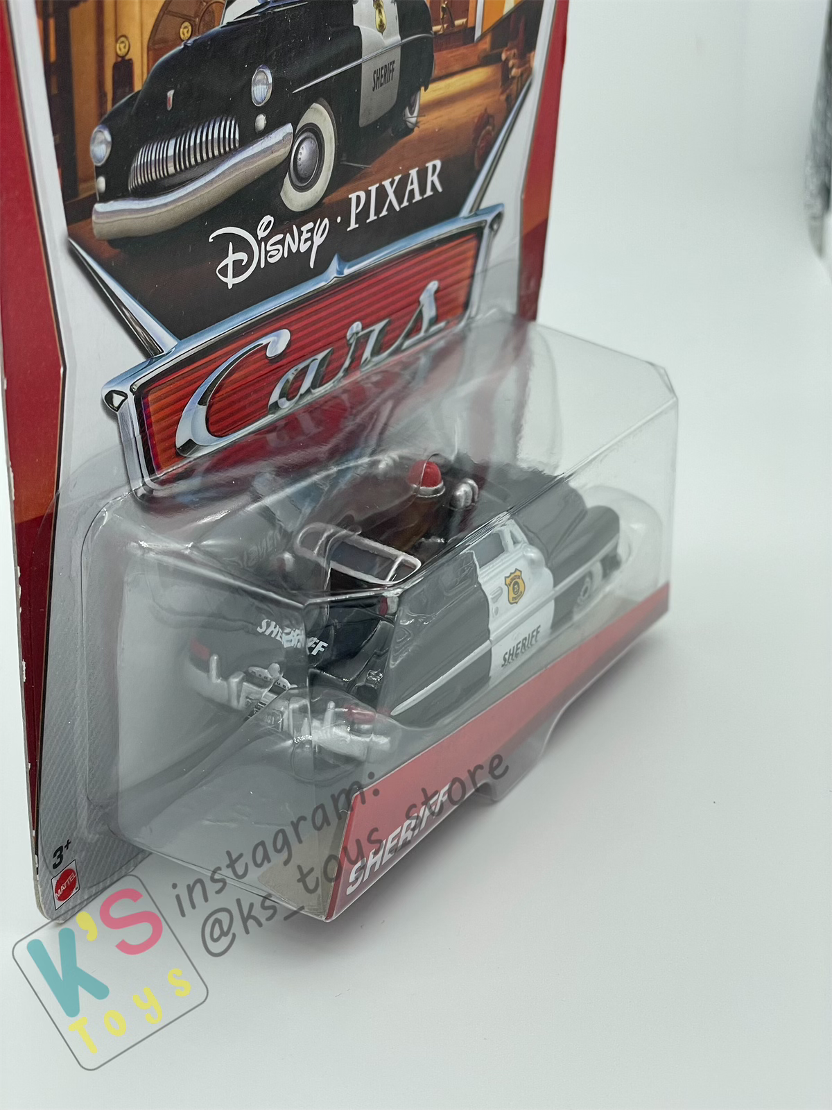 DISNEY PIXAR CARS BY MATTEL, SHERIFF - WHEEL WELL MOTEL - BNIP