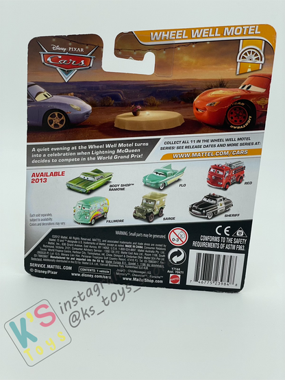 DISNEY PIXAR CARS BY MATTEL, SHERIFF - WHEEL WELL MOTEL - BNIP