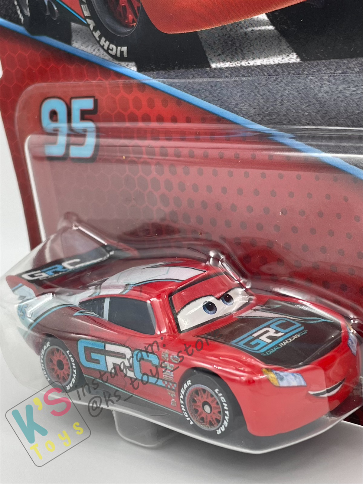 Disney Pixar Cars by MATTEL, NEW RELEASE - LIGHTNING MCQUEEN GRC SERIES - Case H 2024 - BNIP