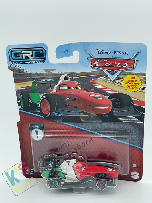 Disney Pixar Cars by MATTEL, NEW RELEASE - FRANCESCO BERNOULLI GRC SERIES - Case H 2024 - BNIP