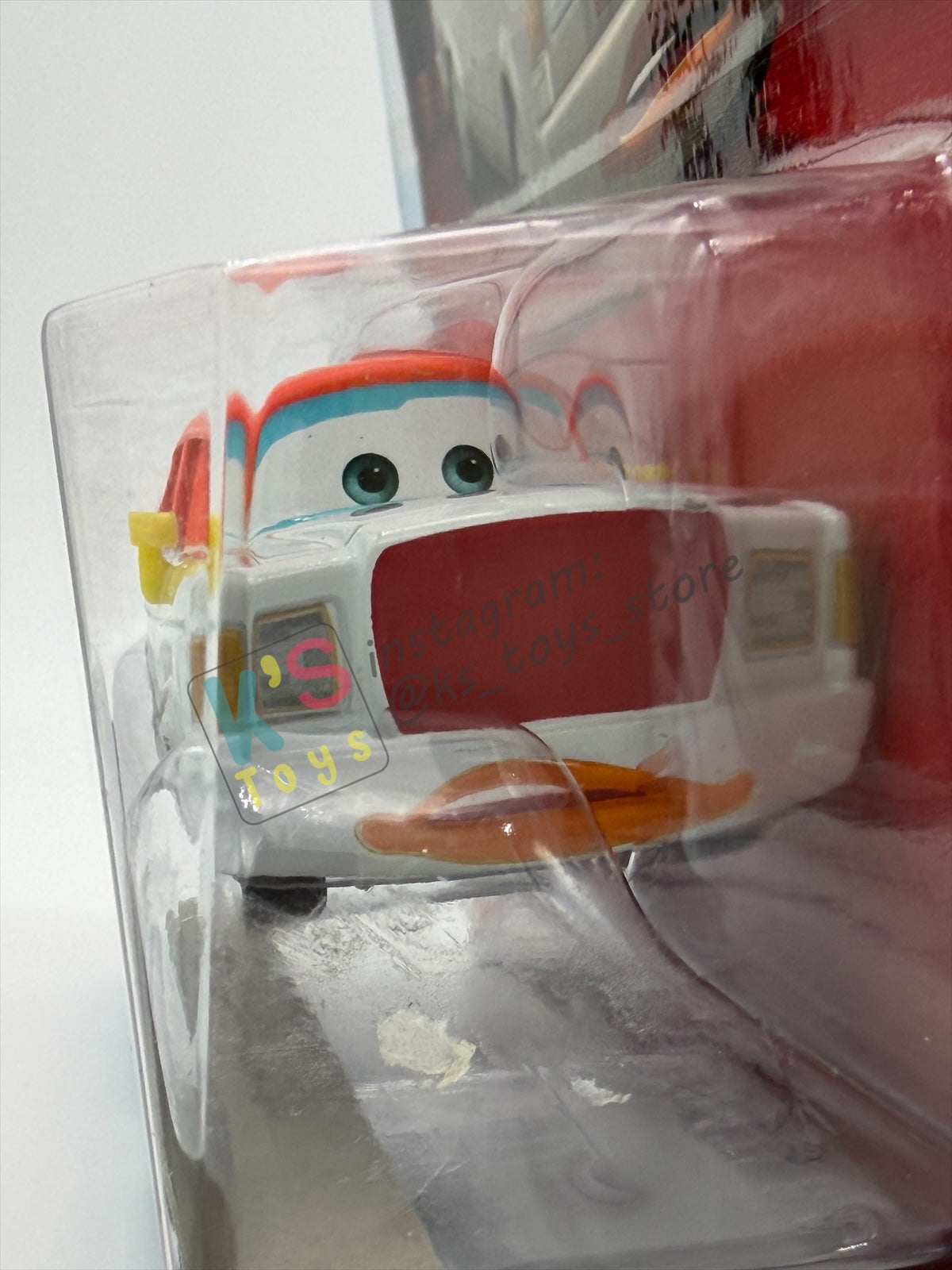 DISNEY PIXAR CARS BY MATTEL 1:55, "CIRCUS SEDAN" - SUPER CHASE SERIES - BNIP