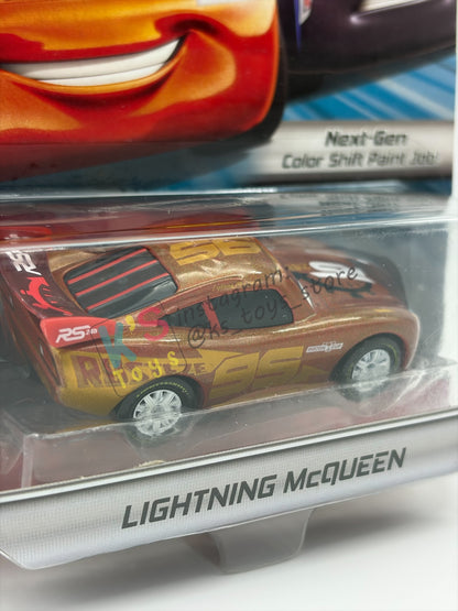 DISNEY PIXAR CARS BY MATTEL 1:55, "LIGHTNING MCQUEEN" - RS 24H ENDURANCE RACE SERIES - BNIP