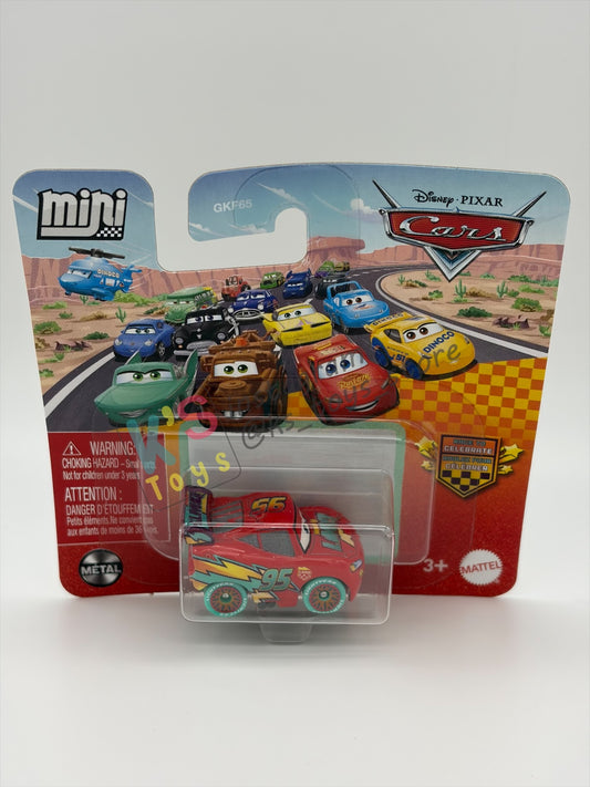 Mini Racers Pixar Disney Cars by Mattel, RACE TO CELEBRATE LIGHTNING MCQUEEN - Series 3 2026 - BNIP