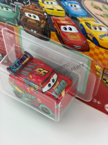 Mini Racers Pixar Disney Cars by Mattel, RACE TO CELEBRATE LIGHTNING MCQUEEN - Series 3 2026 - BNIP