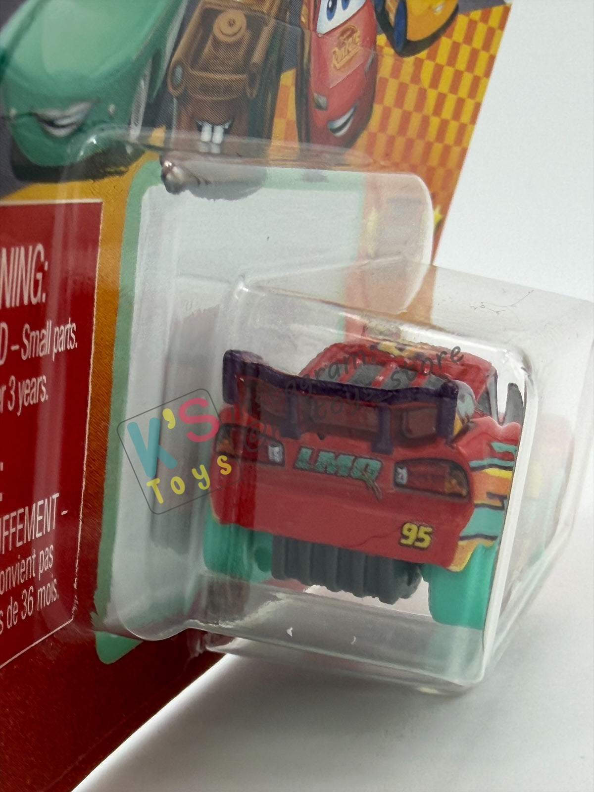 Mini Racers Pixar Disney Cars by Mattel, RACE TO CELEBRATE LIGHTNING MCQUEEN - Series 3 2026 - BNIP