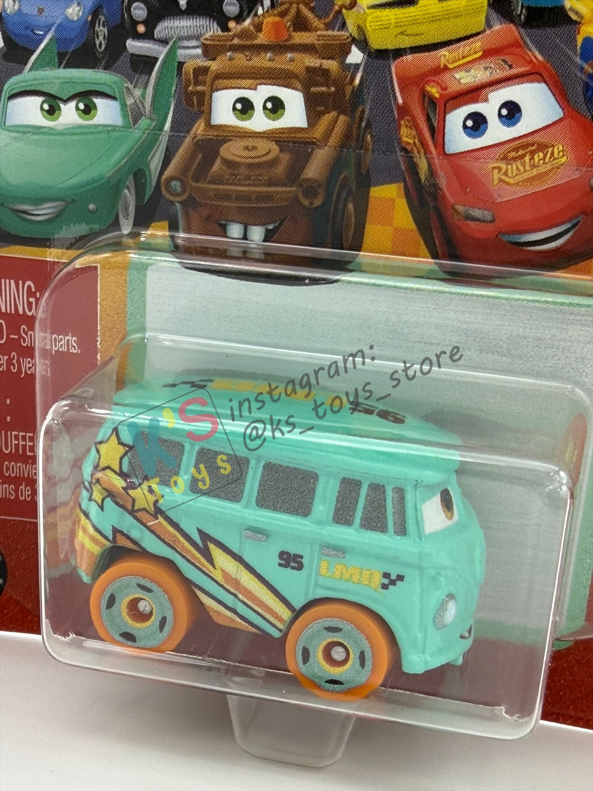 Mini Racers Pixar Disney Cars by Mattel, RACE TO CELEBRATE FILLMORE - Series 3 2026 - BNIP