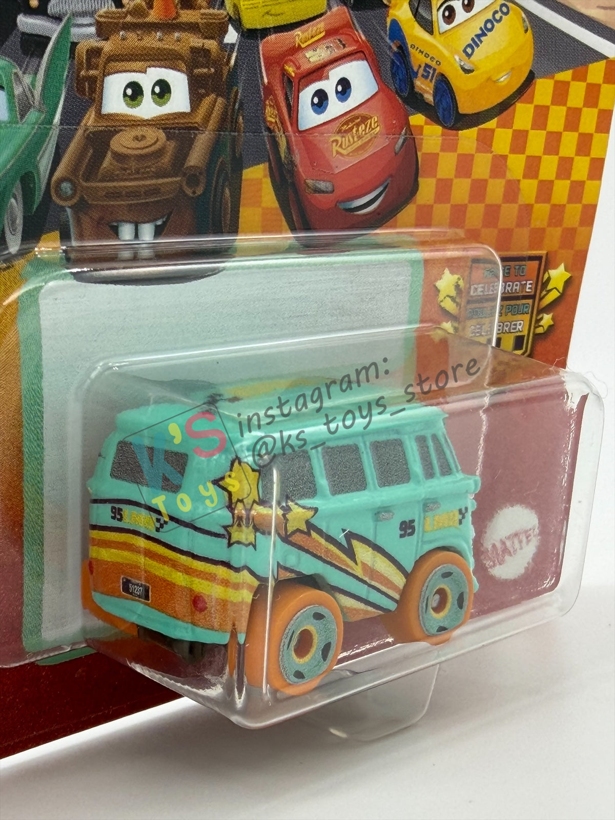 Mini Racers Pixar Disney Cars by Mattel, RACE TO CELEBRATE FILLMORE - Series 3 2026 - BNIP